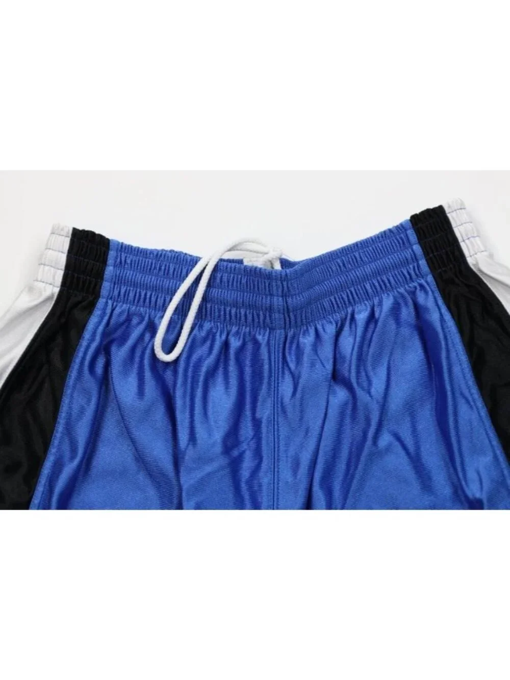Vintage 90s Mens Size Large Color Block Dazzle Gym Basketball Shorts USA Nylon